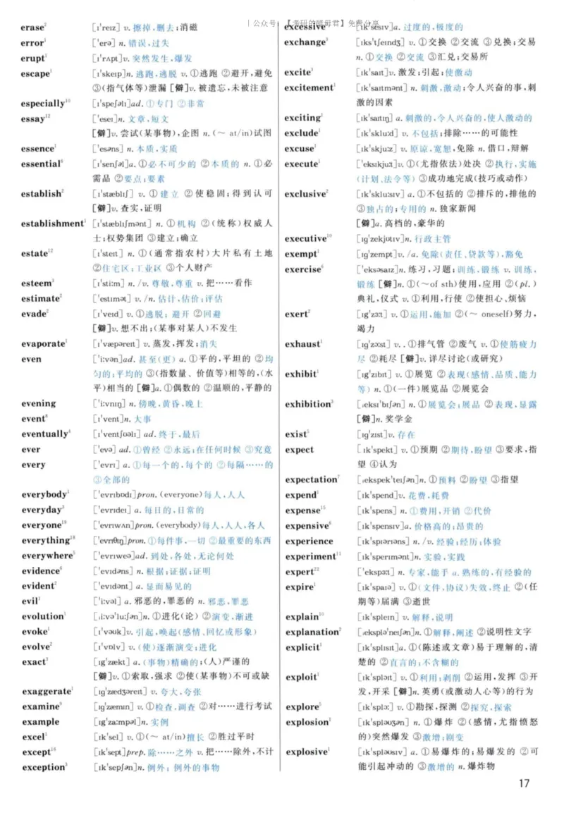 6.大纲词汇背诵宝典英语二_考研英语+作文模板_3.1980-2025考研英二真题+解析