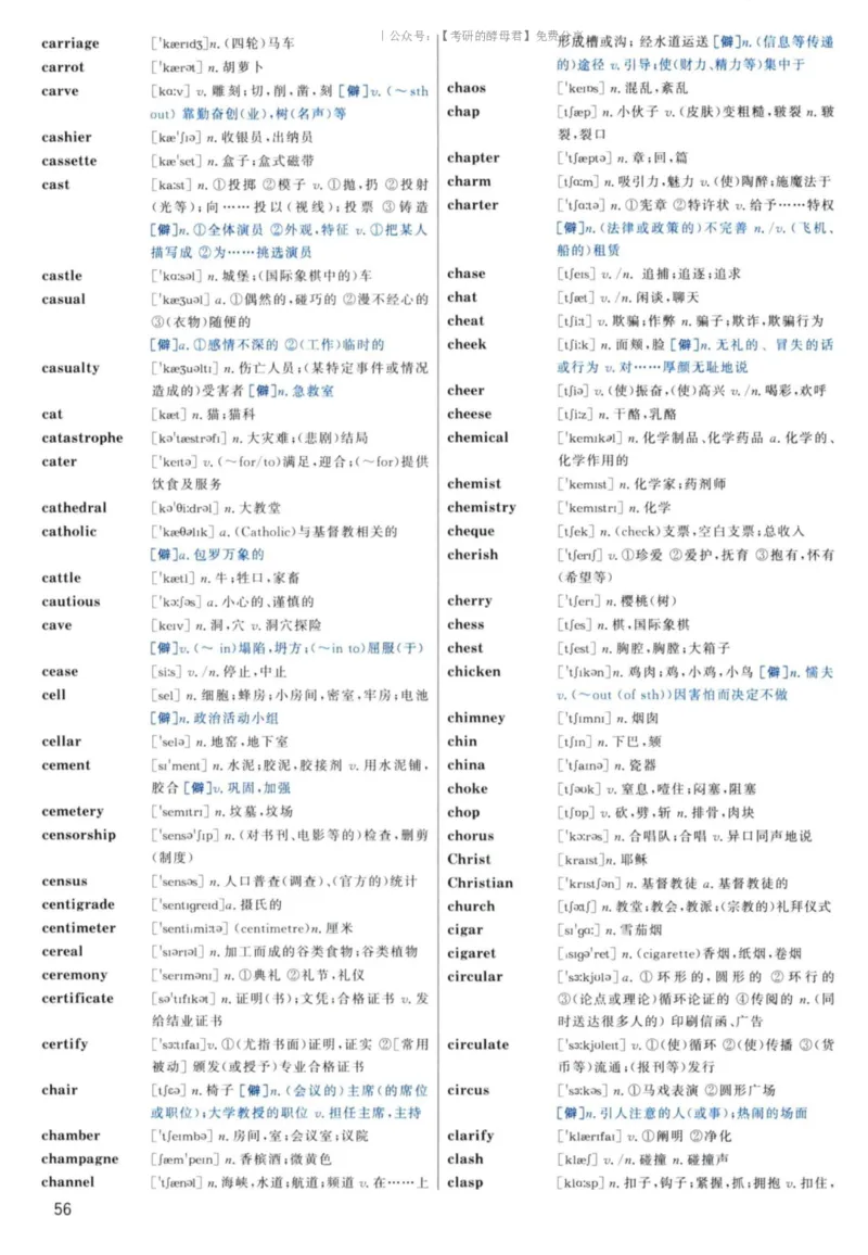 6.大纲词汇背诵宝典英语二_考研英语+作文模板_3.1980-2025考研英二真题+解析