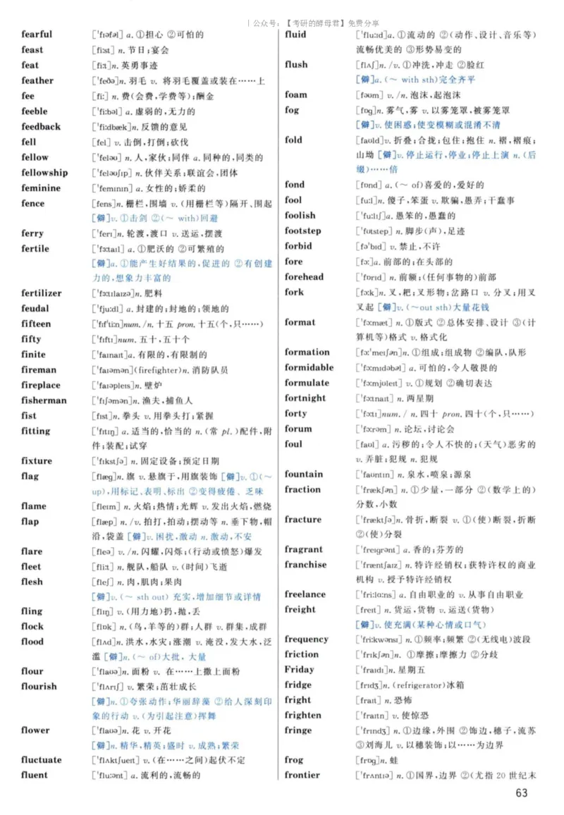 6.大纲词汇背诵宝典英语二_考研英语+作文模板_3.1980-2025考研英二真题+解析