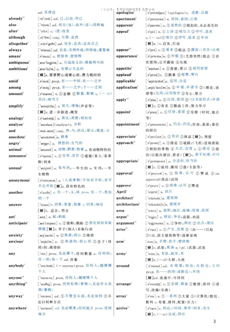 6.大纲词汇背诵宝典英语二_考研英语+作文模板_3.1980-2025考研英二真题+解析