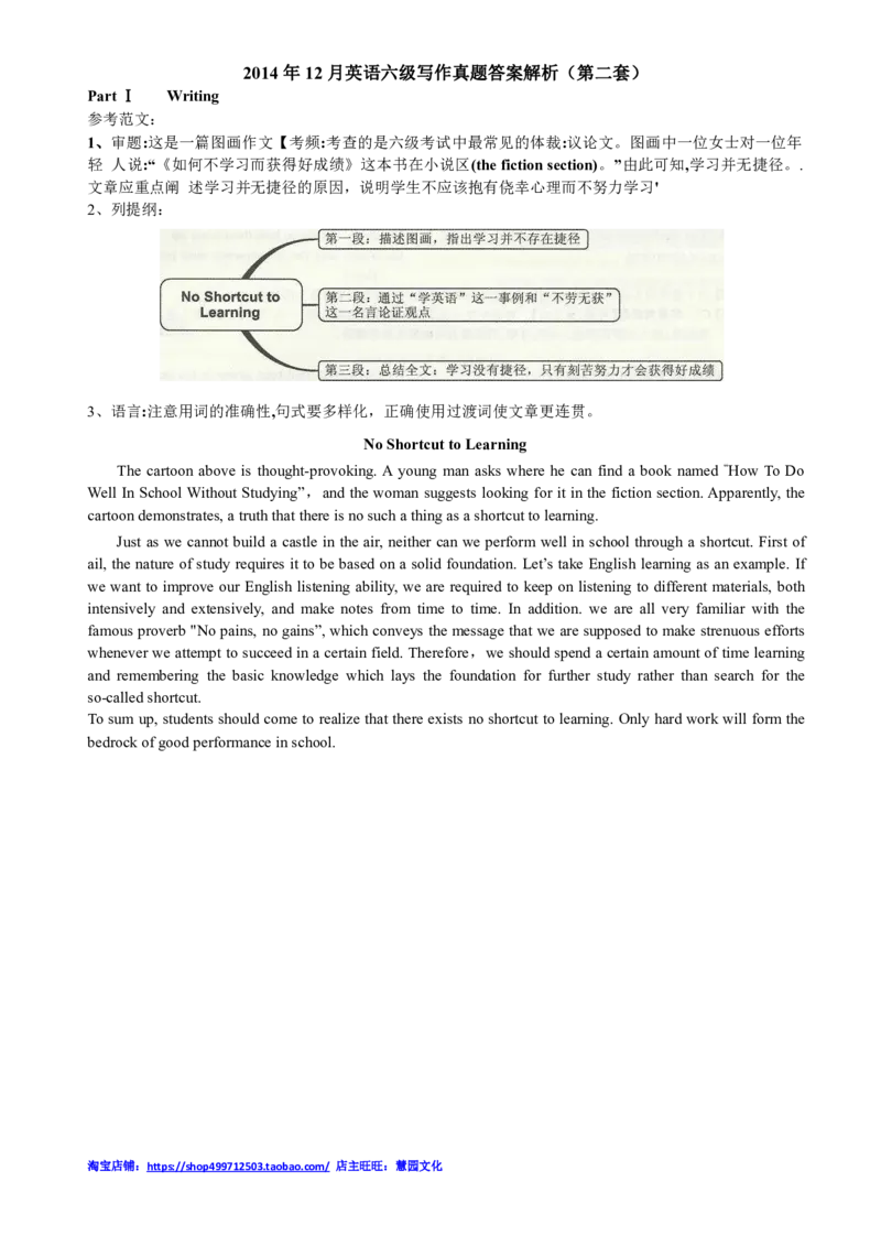 2010-2015年六级写作真题答案解析_六级_六级写作专项