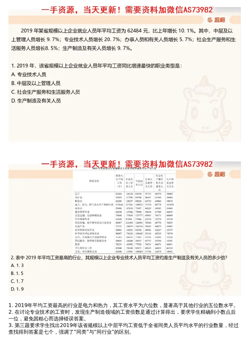 12.套题讲解5_文字解析版_2026考公资料_（05）超格_行测申论2025超格合集(行测&申论&政治理论)_行测申论2025省考超格超大杯刷题课（五合一）_超格五合一文字解析版_资料分析