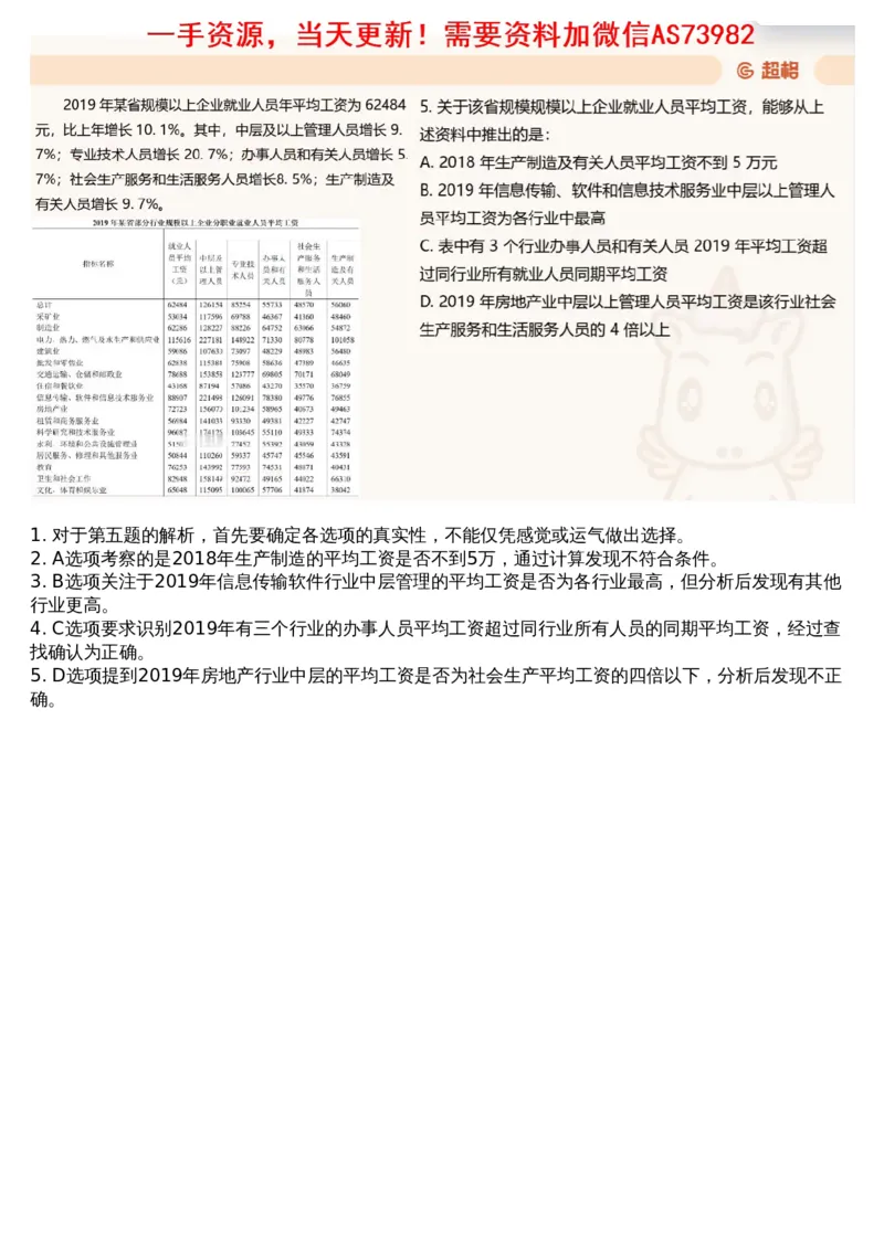 12.套题讲解5_文字解析版_2026考公资料_（05）超格_行测申论2025超格合集(行测&申论&政治理论)_行测申论2025省考超格超大杯刷题课（五合一）_超格五合一文字解析版_资料分析
