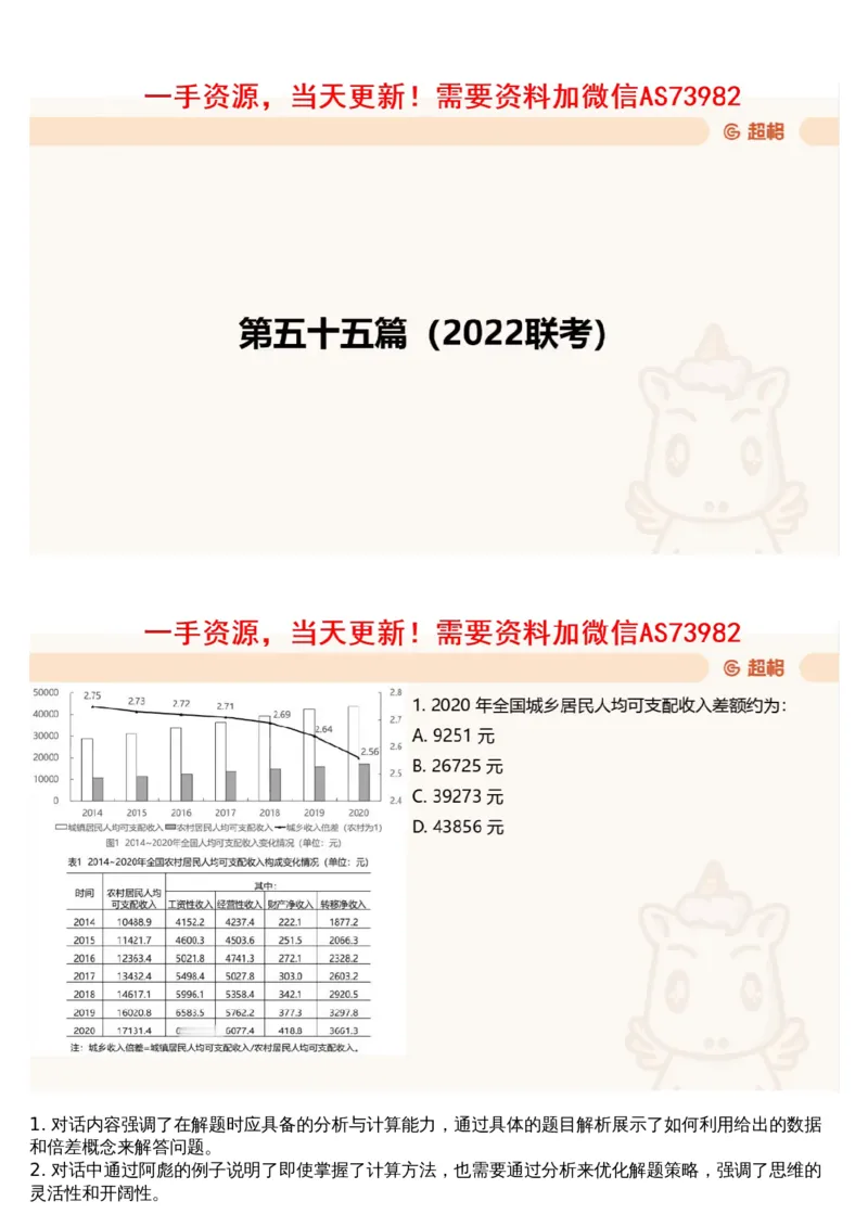12.套题讲解5_文字解析版_2026考公资料_（05）超格_行测申论2025超格合集(行测&申论&政治理论)_行测申论2025省考超格超大杯刷题课（五合一）_超格五合一文字解析版_资料分析