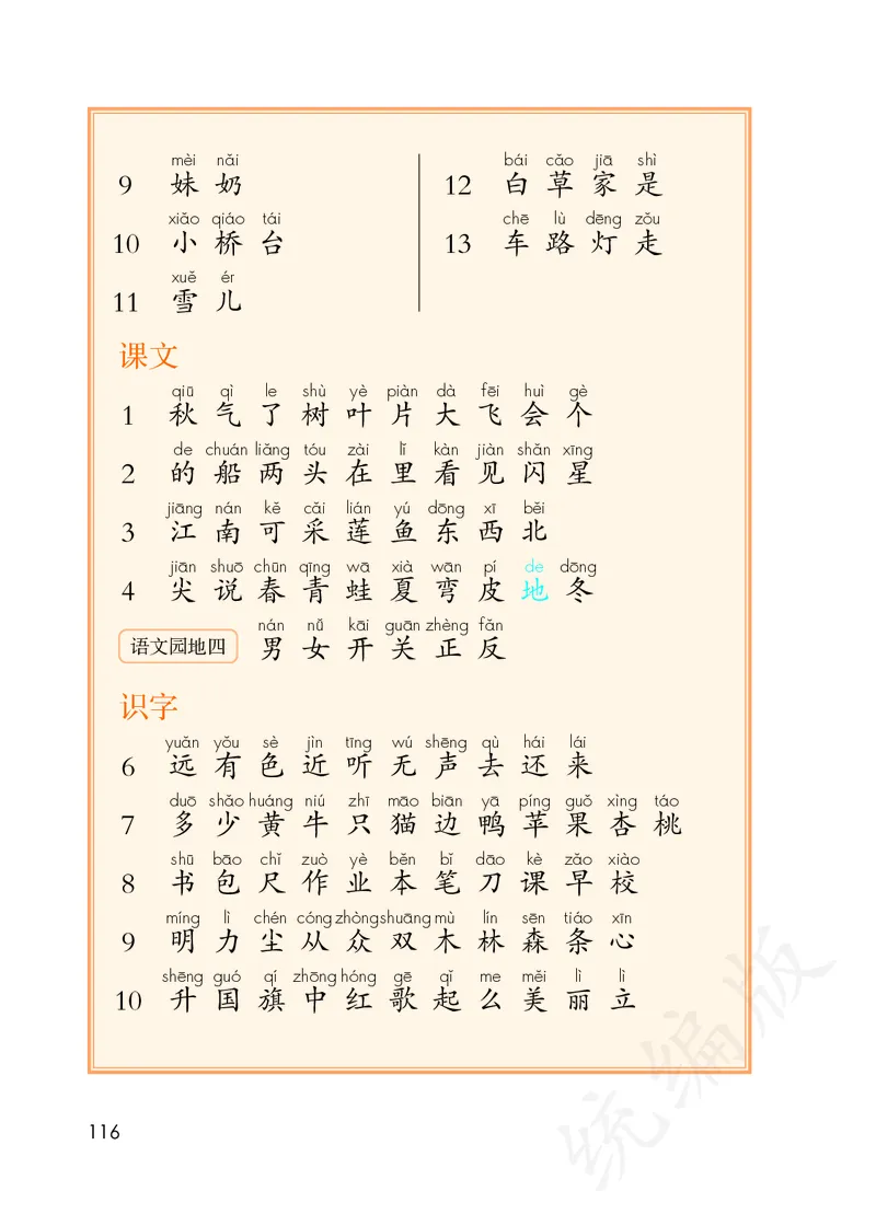统编版一年级上册语文PDF电子课本_一年级上下册资料_小学一年级学习资料-25年更新版_1-01、小学一年级语文上册_09、电子教材