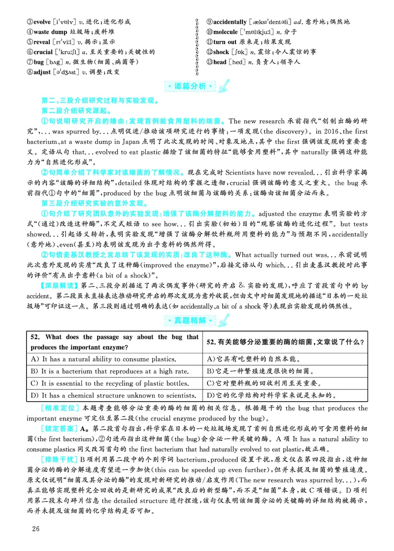 2022.12英语六级仔细阅读解析第3套_六级_六级仔细阅读_旧英语六级仔细阅读_六级仔细阅读真题解析