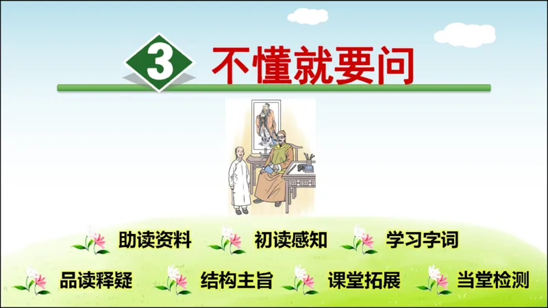 部编版小学三年级上册语文学习教案第1单元第3课不懂就要问_三年级上下册资料_小学三年级学习资料-25年更新版_3-01、小学三年级语文上册_3-1-3、课件、讲义、教案