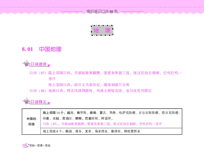 常识速记口诀88条（8.0版）_2026考公资料_（20）李梦娇_7梦娇《常识速记口诀88条8.0版》