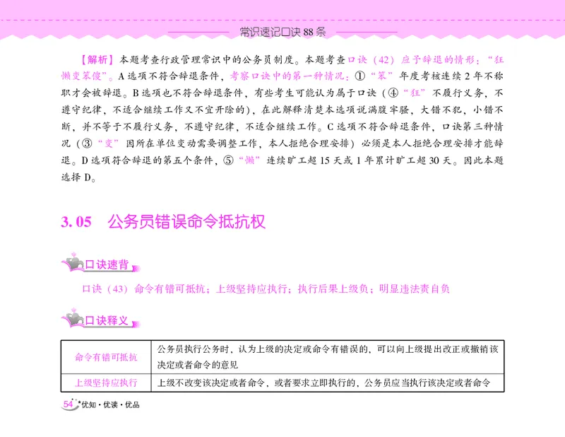 常识速记口诀88条（8.0版）_2026考公资料_（20）李梦娇_7梦娇《常识速记口诀88条8.0版》