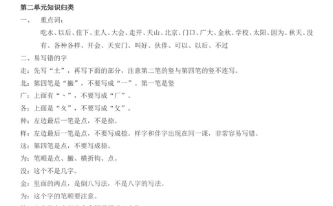 部编版一年级语文下册知识点全归纳_一年级上下册资料_小学一年级学习资料-25年更新版_1-02、小学一年级语文下册_3-6-2-1、复习、知识点、归纳汇总_部编（人教）版_知识汇总