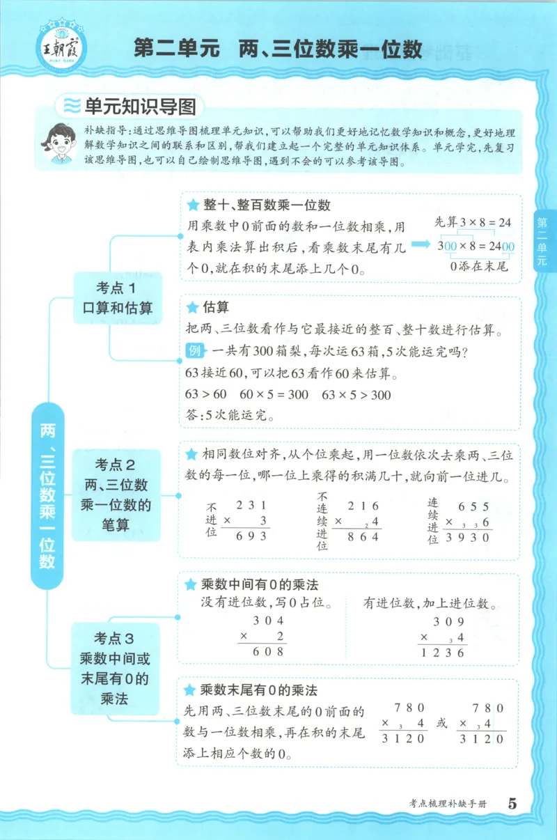 补缺手册_25秋小学语数英习题试卷_数学_苏教版_数学《王朝霞考点梳理时习卷》苏教25秋(1)_考点梳理时习卷数学SJ3上