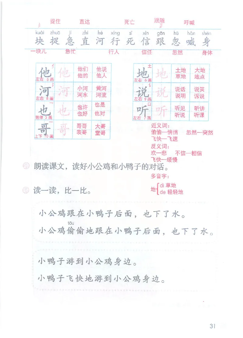 课堂笔记部编版语文一年级下册课堂笔记（无水印）_一年级上下册资料_小学一年级学习资料-25年更新版_1-02、小学一年级语文下册_3-6-2-2、练习题、作业、专项、试卷_部编（人教）版