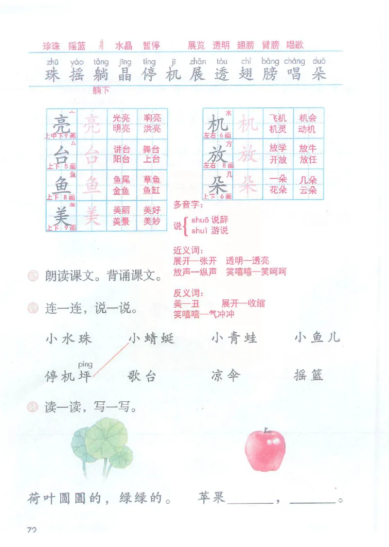 课堂笔记部编版语文一年级下册课堂笔记（无水印）_一年级上下册资料_小学一年级学习资料-25年更新版_1-02、小学一年级语文下册_3-6-2-2、练习题、作业、专项、试卷_部编（人教）版