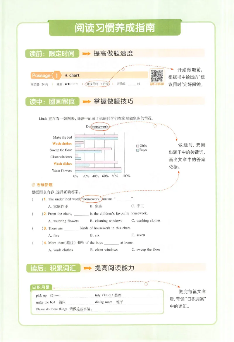 四年级26版《一本小学英语阅读训练100篇》（第9次修订）_25秋小学语数英习题试卷_英语_3-6年级26版《一本小学英语阅读训练100篇》（第9次修订）