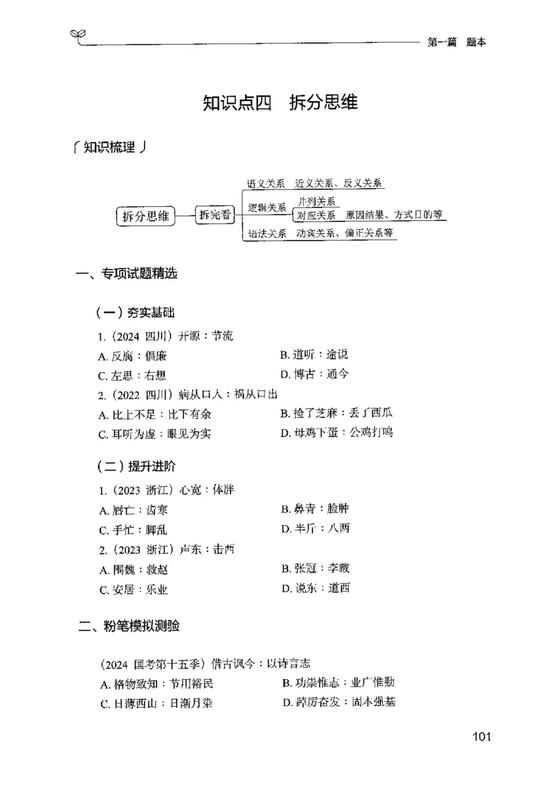 14山东专项题集（判断推理）-副本_2026考公资料_（10）粉笔_2025粉笔国考省考980（课＋笔记）_粉笔980（25多省）_32025FB山东省考980系统班_2025山东26本图书_课下刷题8本
