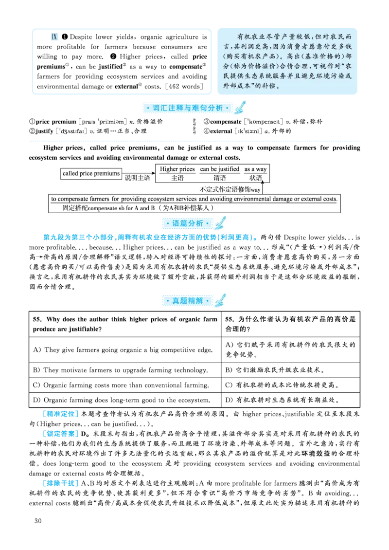 2020.09英语六级仔细阅读解析第2套_六级_六级仔细阅读_旧英语六级仔细阅读_六级仔细阅读真题解析