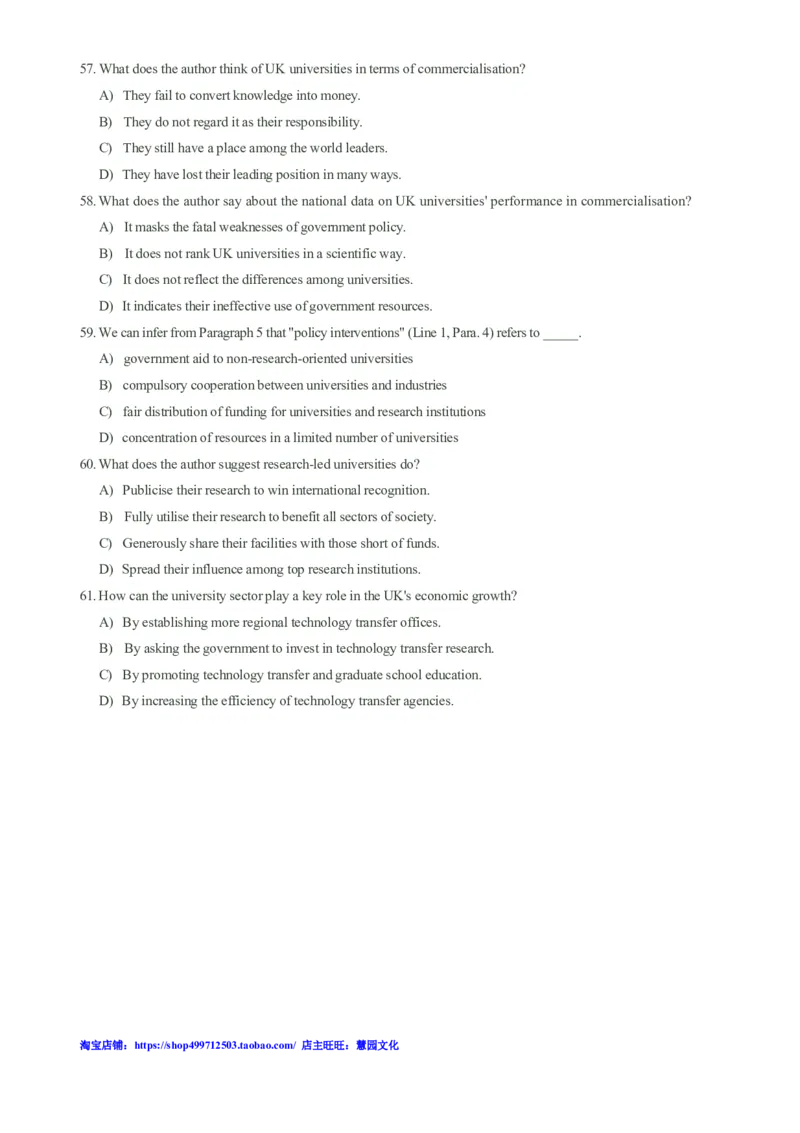 2011年12月英语六级阅读真题_六级_六级仔细阅读_六级阅读（2010-2014）_2011.12六级