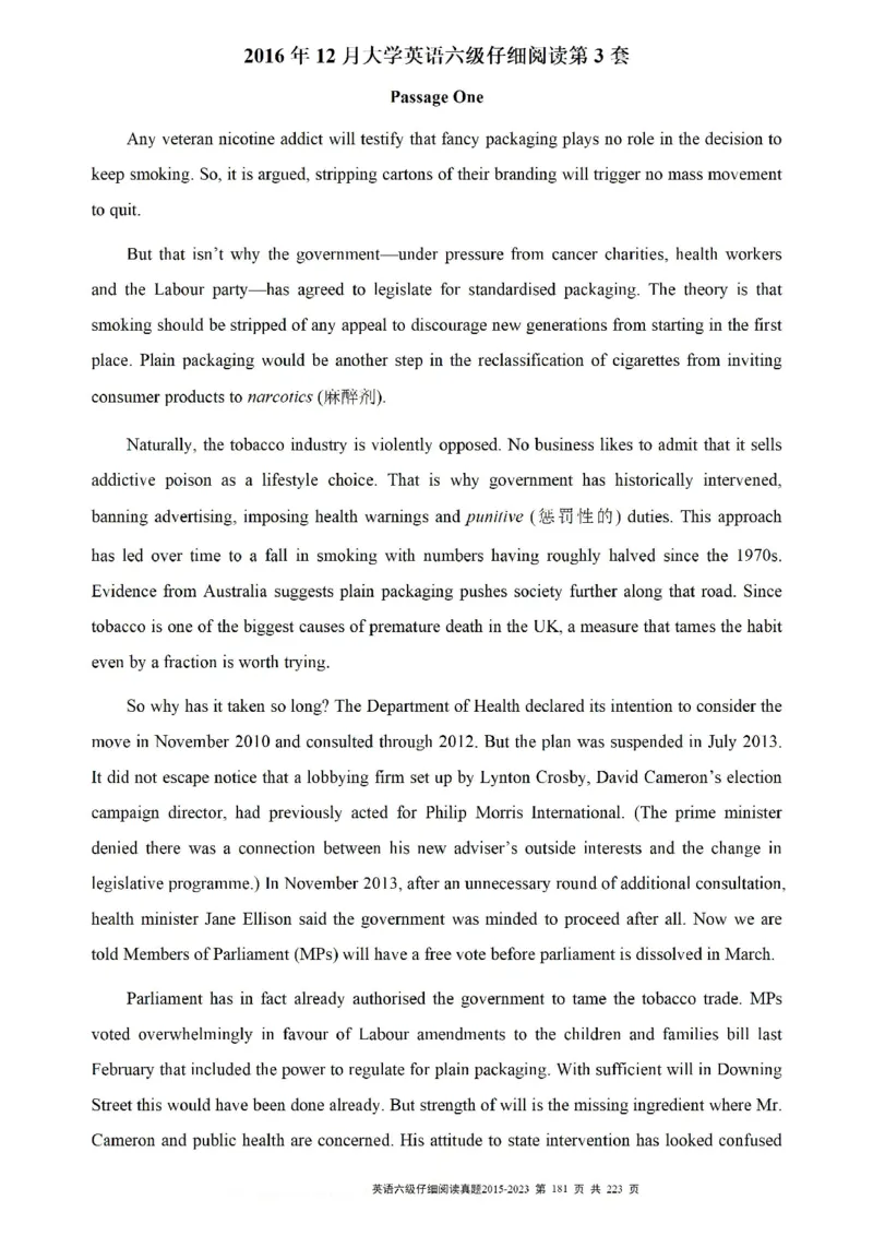 六级仔细阅读真题2015-2023.12_六级_六级仔细阅读
