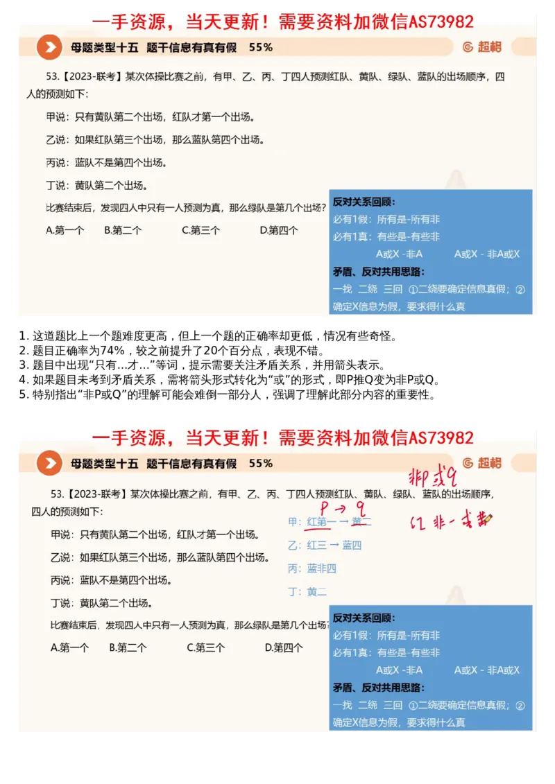 09.判断专项刷题3_文字解析版_2026考公资料_（05）超格_行测申论2025超格合集(行测&申论&政治理论)_行测申论2025省考超格超大杯刷题课（五合一）_超格五合一文字解析版_判断