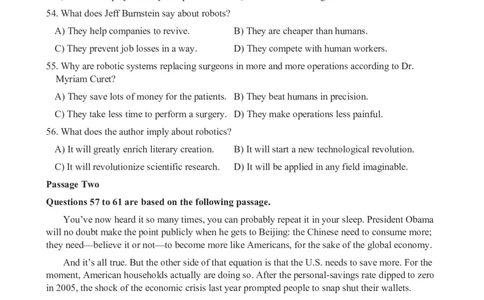 2012年12月英语六级阅读真题(1)_六级_六级仔细阅读_六级阅读（2010-2014）_2012.12六级