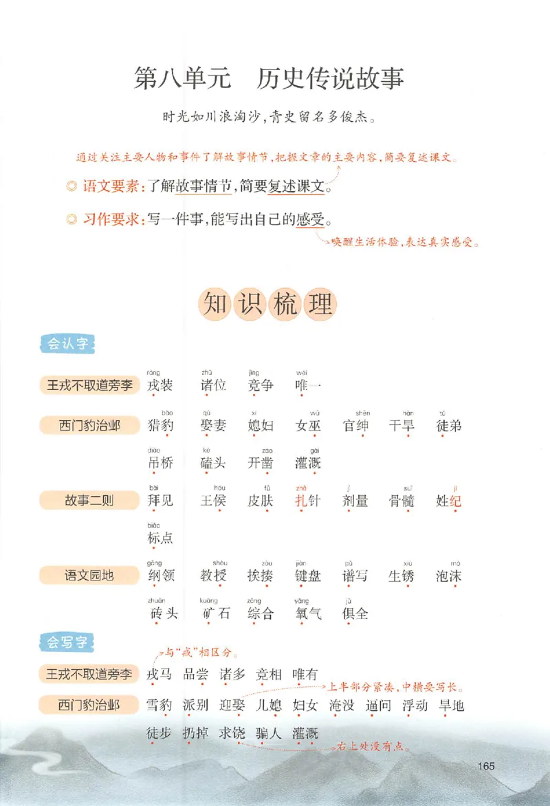 预习笔记四年级_25秋《一本预习笔记》语数外，人教，北师1-6上_25秋《一本预习笔记》语文1-6_四年级预习笔记语文