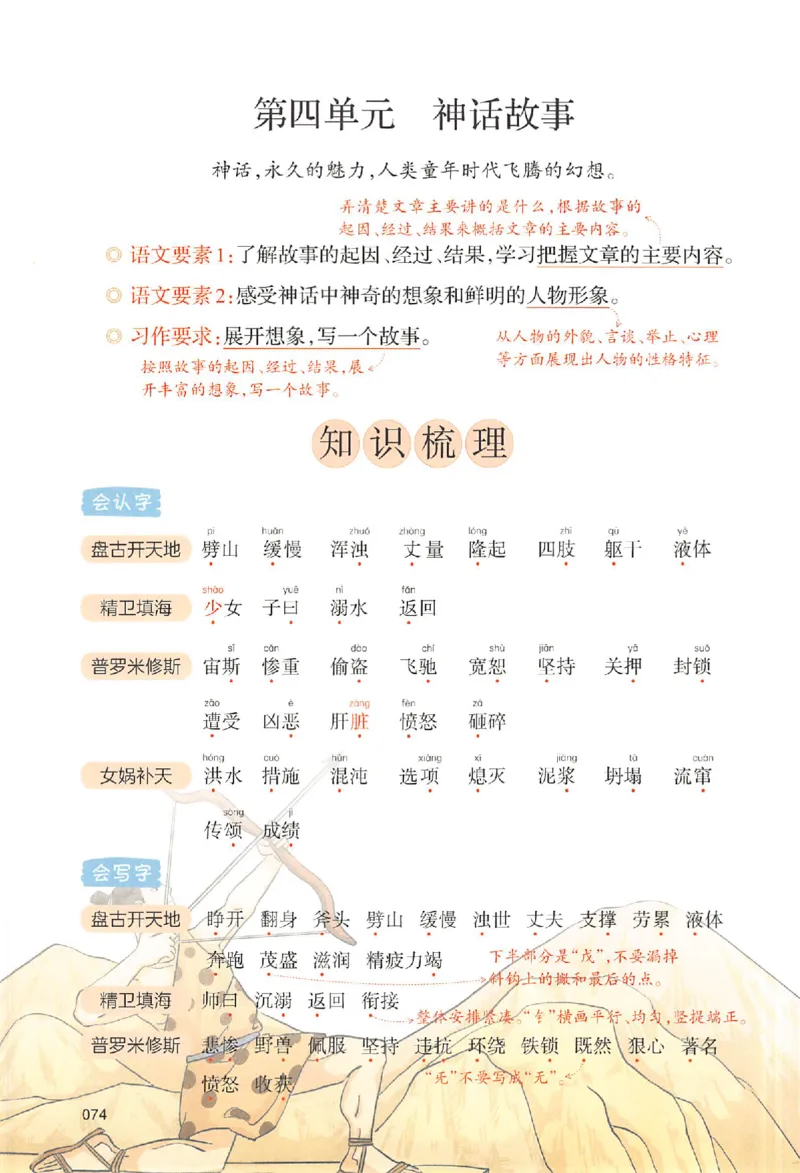 预习笔记四年级_25秋《一本预习笔记》语数外，人教，北师1-6上_25秋《一本预习笔记》语文1-6_四年级预习笔记语文