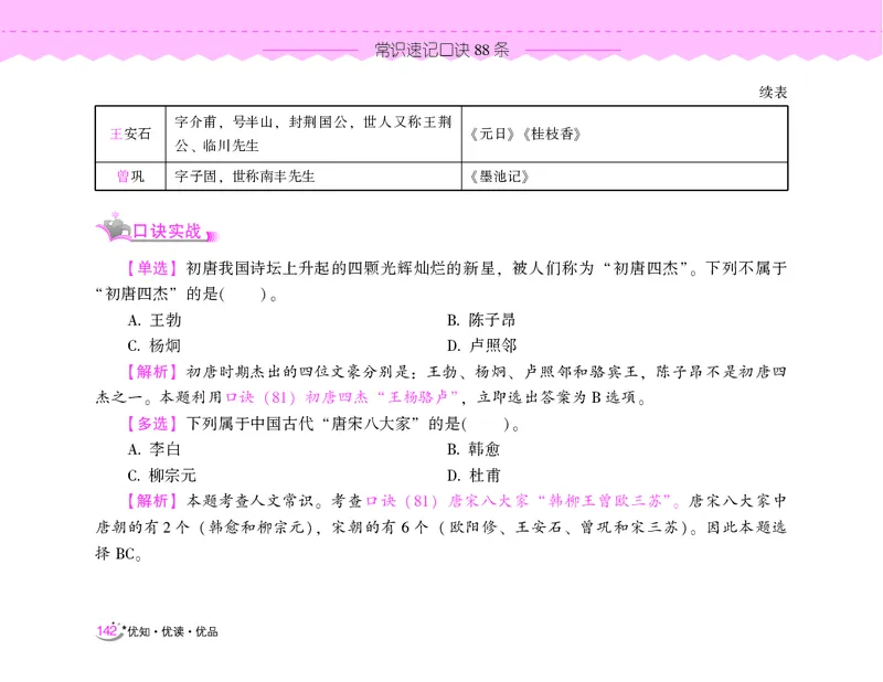 常识速记口诀88条（9.0版）_2026考公资料_（20）李梦娇_2024李梦娇常识速记口诀88条9.0版