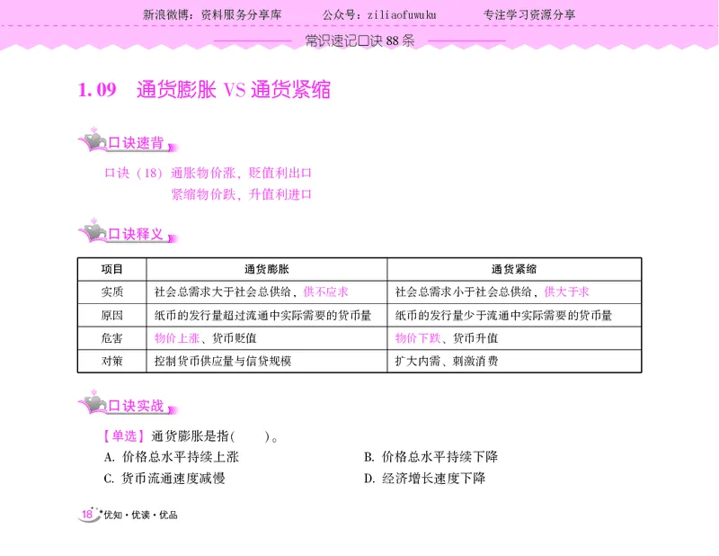 常识速记口诀88条（9.0版）_2026考公资料_（20）李梦娇_2024李梦娇常识速记口诀88条9.0版