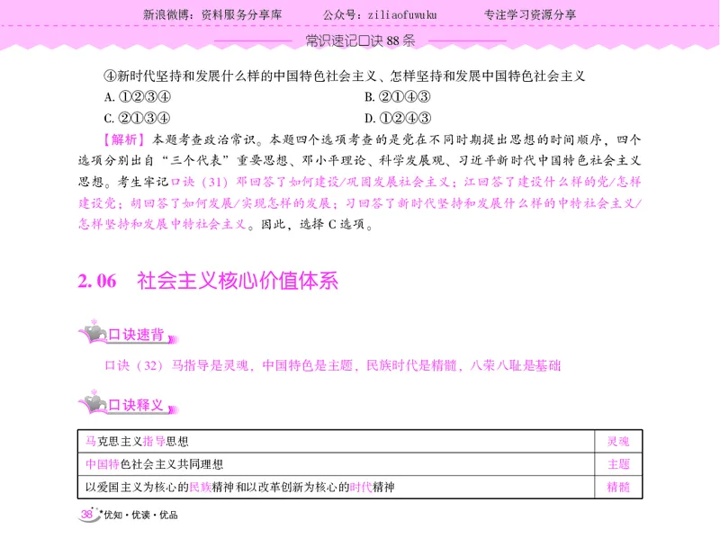 常识速记口诀88条（9.0版）_2026考公资料_（20）李梦娇_2024李梦娇常识速记口诀88条9.0版