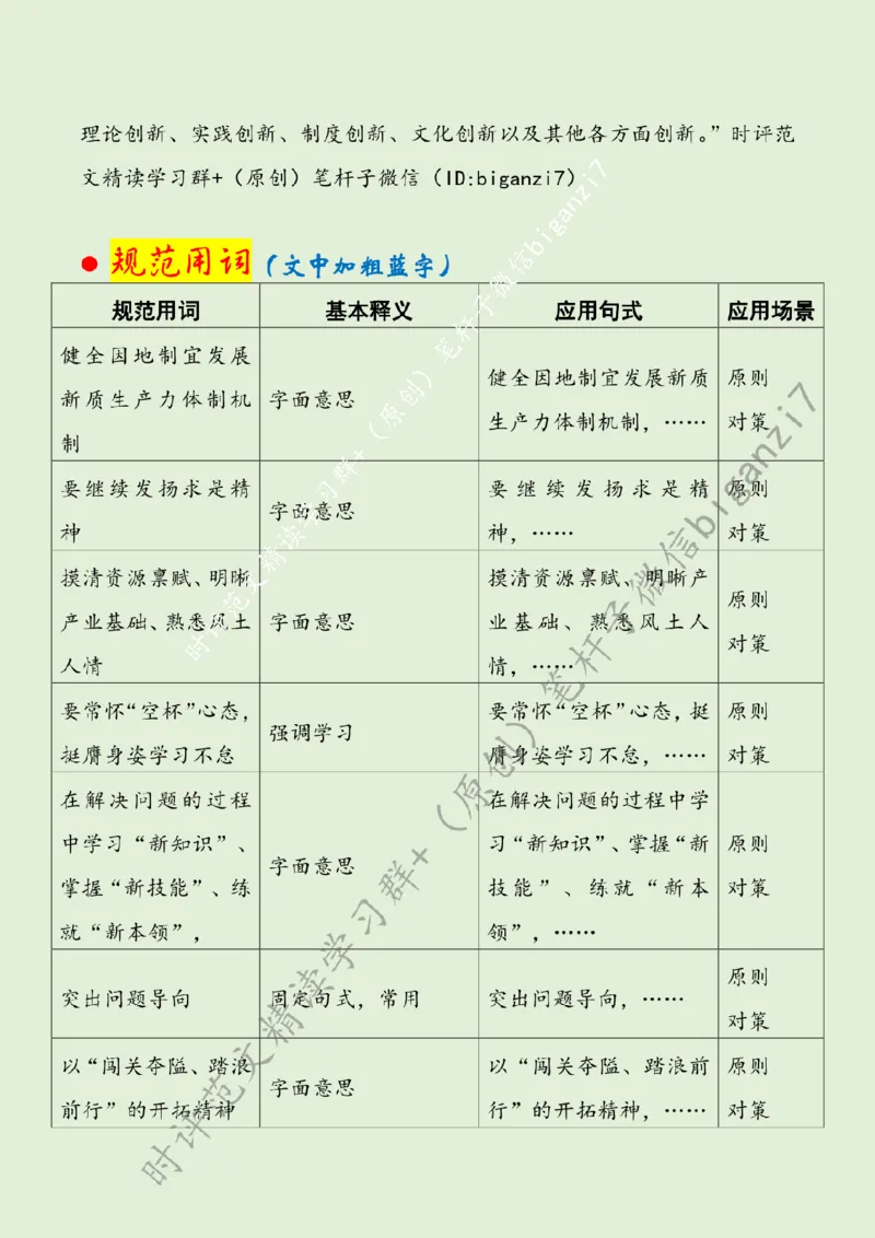 1014---标注绿-发展新质生产力需&ldquo;稳根基、壮枝干、展新叶&rdquo;_2026考公资料_（57）申论材料_00、笔杆子晨读材料_2024笔杆子晨读_笔杆子10月时政