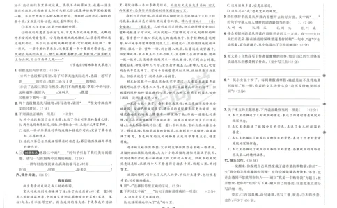 六年级语文上册人教版25秋《阳光同学提优新卷》_25秋小学语数英习题试卷_语文_语文《阳光同学提优新卷》_六年级语文上册人教版25秋《阳光同学提优新卷》