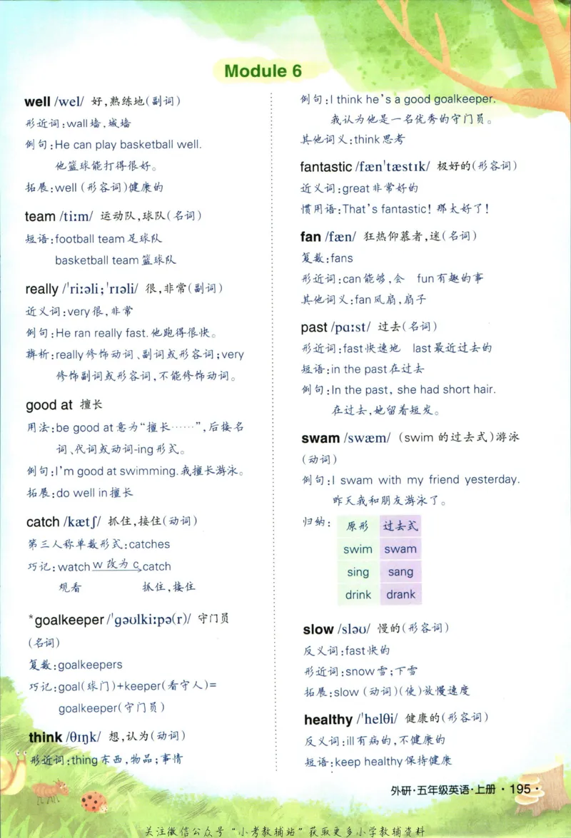 状元英语笔记五年级上册外研版默写本_25秋小学语数英习题试卷_英语_外研版_25秋《状元笔记》英语外研版3起34_《状元笔记》英语外研3起点5上