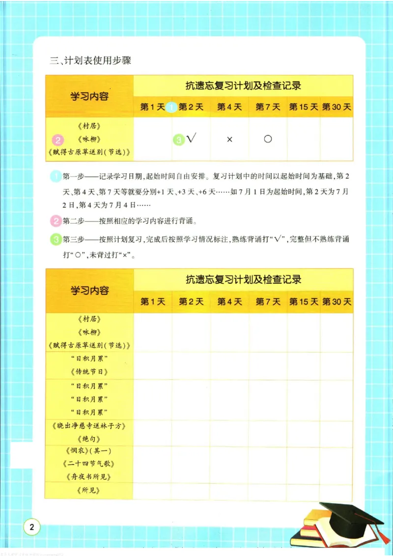 暑假作业背诵与默写二升三衔接_三年级上下册资料_小学三年级学习资料-25年更新版_3-12、寒暑假大礼包_暑假