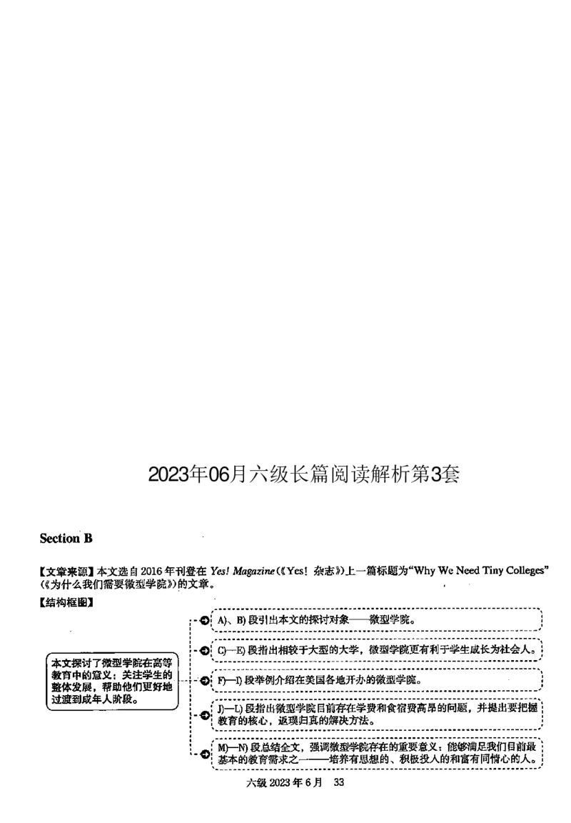 2023.06英语六级长篇阅读解析全3套_六级_六级长篇阅读_六级长篇阅读解析