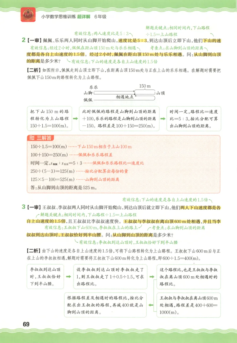 答案_25秋小学语数英习题试卷_数学_人教版_25秋《状元笔记》数学人教版23456_状元数学笔记RJ4上