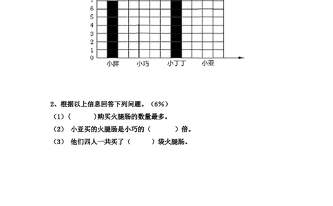 沪教版二年级数学(上)练习卷_二年级上下册资料_小学二年级学习资料-25年更新版_2-03、小学二年级数学上册_2-3-2、练习题、作业、试题、试卷_沪教版_期末测试卷
