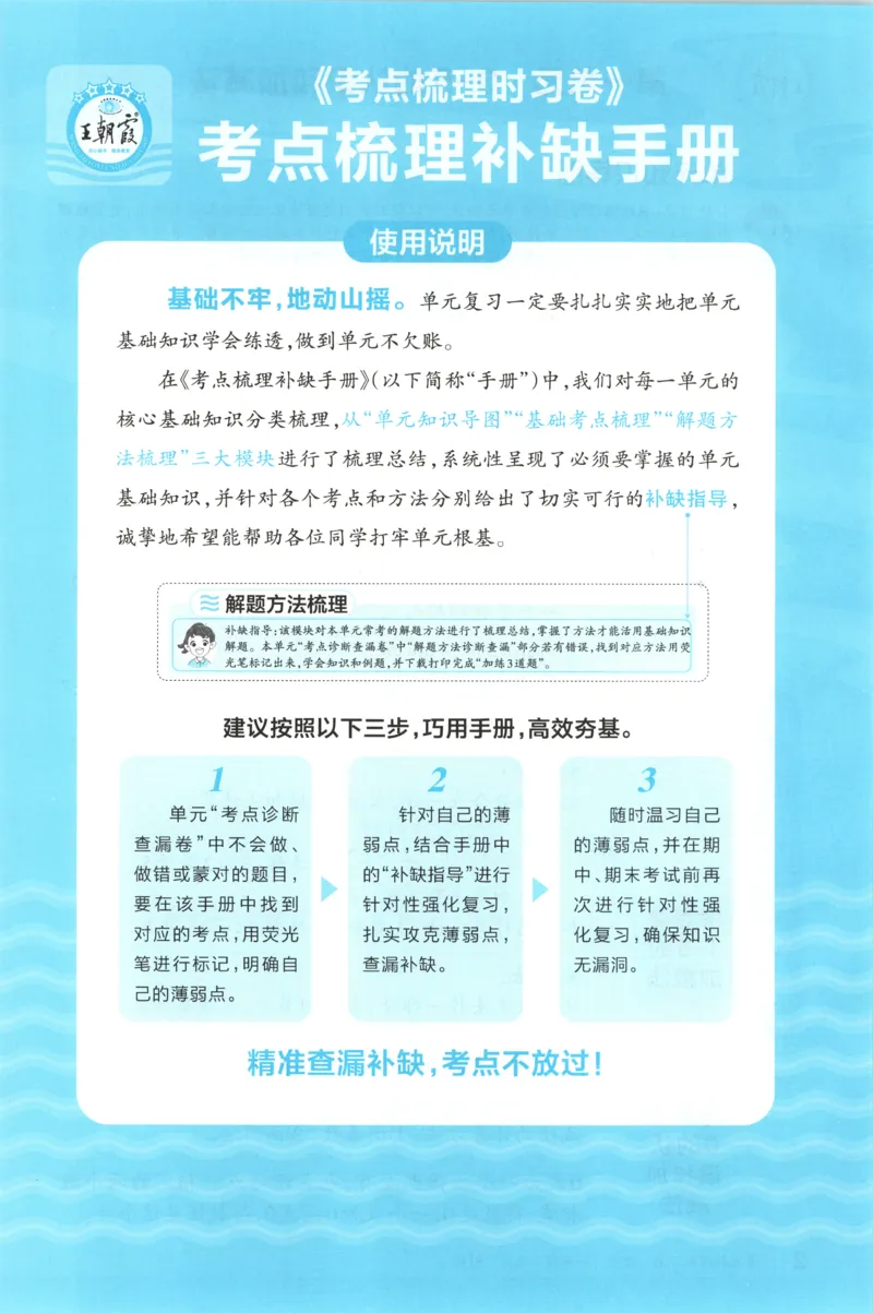 补缺手册_25秋小学语数英习题试卷_数学_苏教版_数学《王朝霞考点梳理时习卷》苏教25秋(1)_考点梳理时习卷数学SJ1上