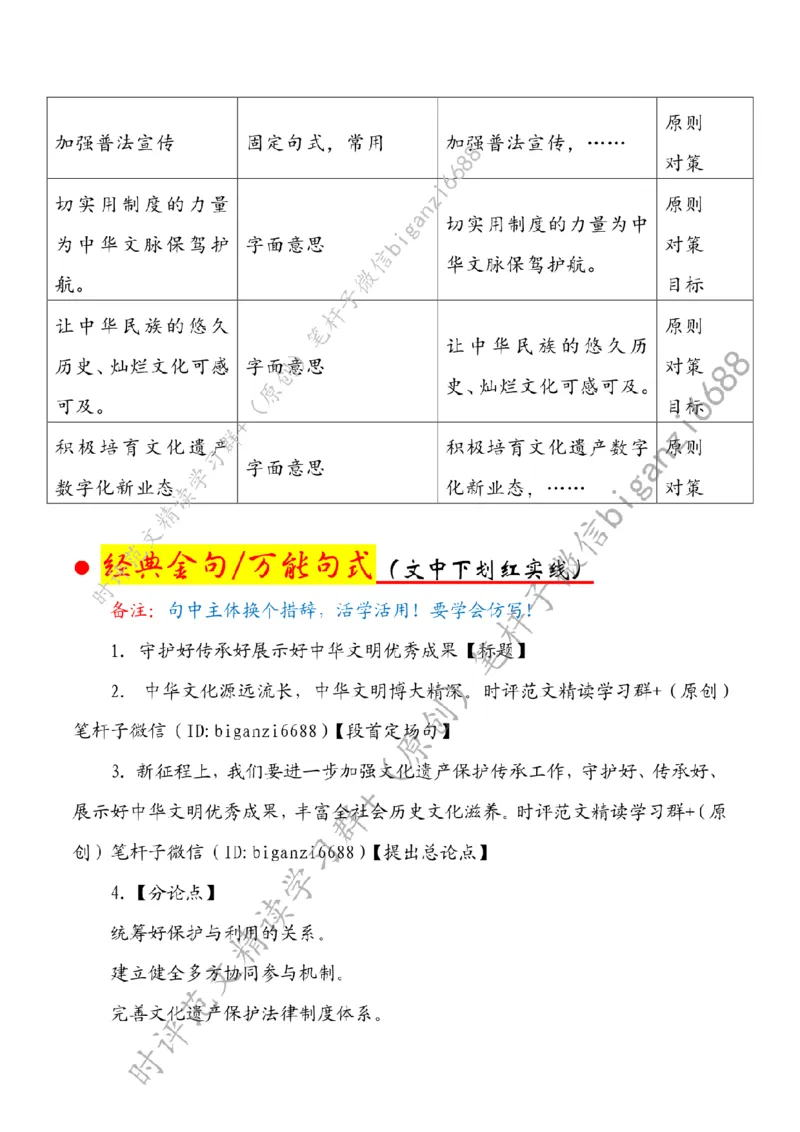 0814---标注白-守护好传承好展示好中华文明优秀成果_2026考公资料_（57）申论材料_00、笔杆子晨读材料_2024笔杆子晨读_笔杆子8月时政