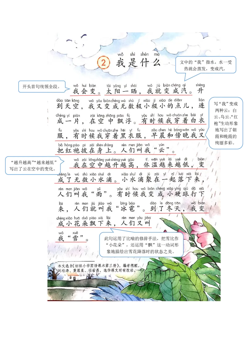 部编版二（上）全册课堂笔记_二年级上下册资料_小学二年级学习资料-25年更新版_2-01、小学二年级语文上册_2-1-1、复习、知识点、归纳汇总_语文二（上）课堂笔记