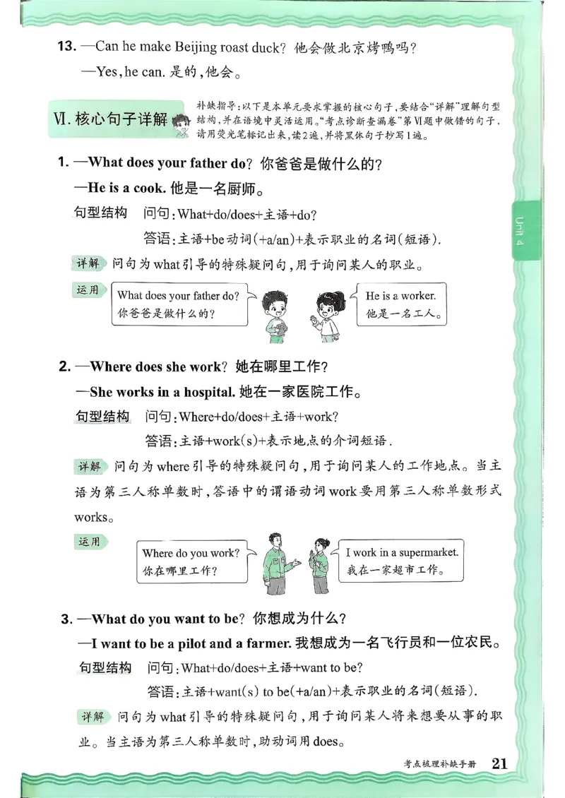 英语四上JJ版考点梳理补缺手册_25秋小学语数英习题试卷_英语_冀教版_英语《王朝霞考点梳理时习卷》冀教25秋_25秋《王朝霞考点梳理时习卷》英语冀教四上