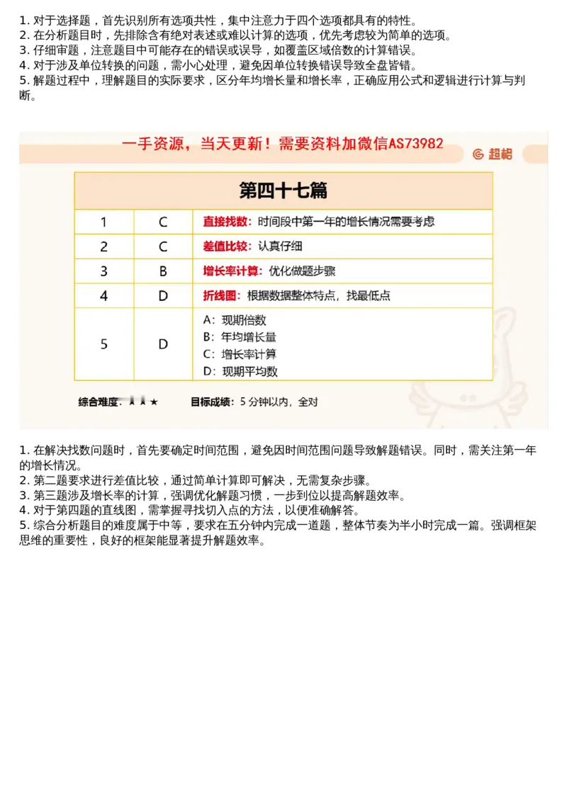 11.套题讲解4_文字解析版_2026考公资料_（05）超格_行测申论2025超格合集(行测&申论&政治理论)_行测申论2025省考超格超大杯刷题课（五合一）_超格五合一文字解析版_资料分析