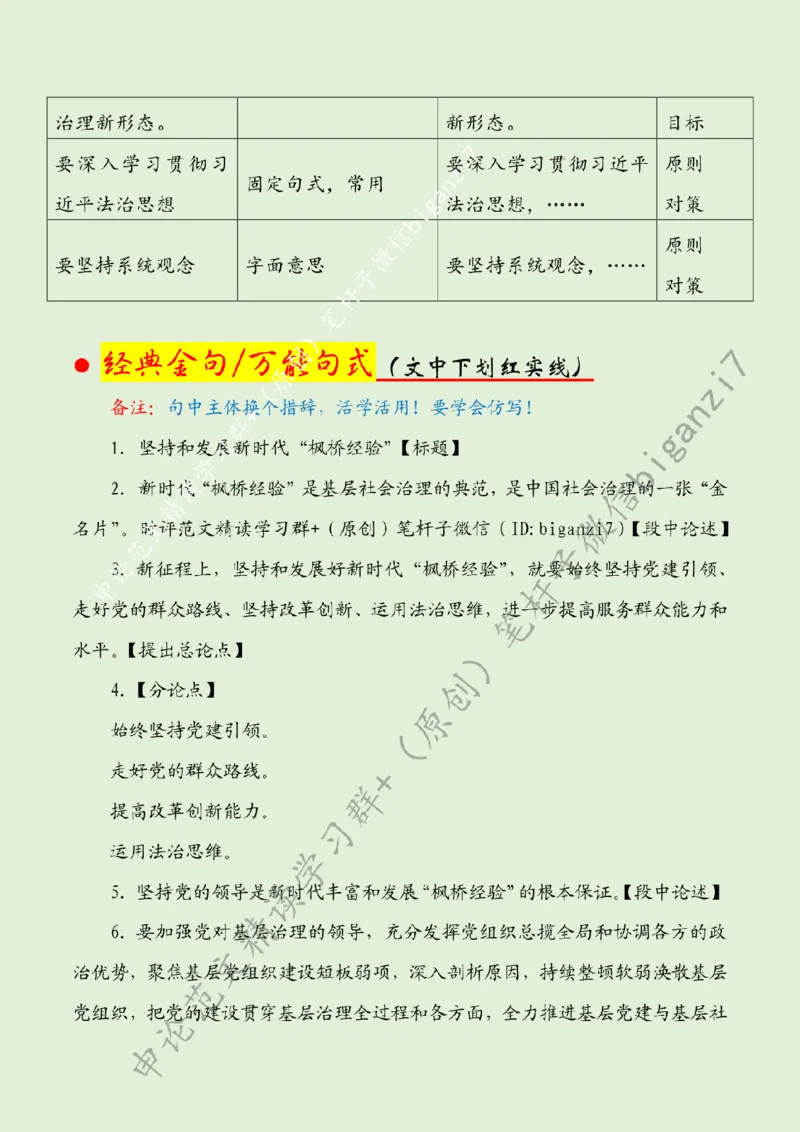 1022---标注绿-坚持和发展新时代&ldquo;枫桥经验&rdquo;_2026考公资料_（57）申论材料_00、笔杆子晨读材料_2024笔杆子晨读_笔杆子10月时政_1022坚持和发展新时代&ldquo;枫桥经验&rdquo;话题：基层治理