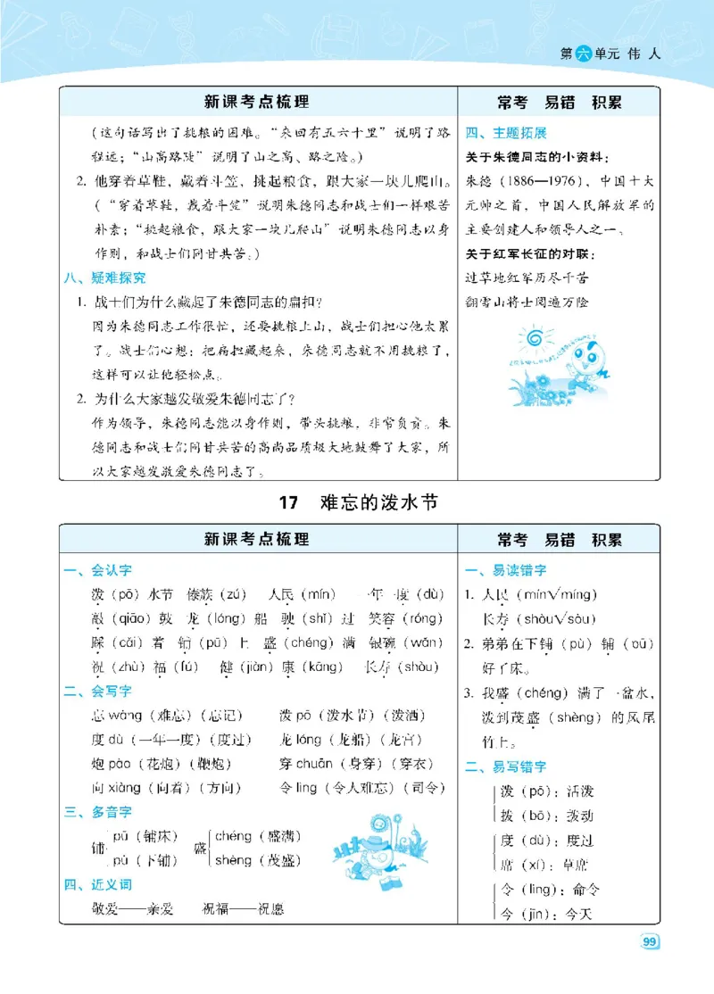 语文二年级上册名师划重点每课考点梳理_二年级上下册资料_小学二年级学习资料-25年更新版_2-01、小学二年级语文上册_2-1-1、复习、知识点、归纳汇总
