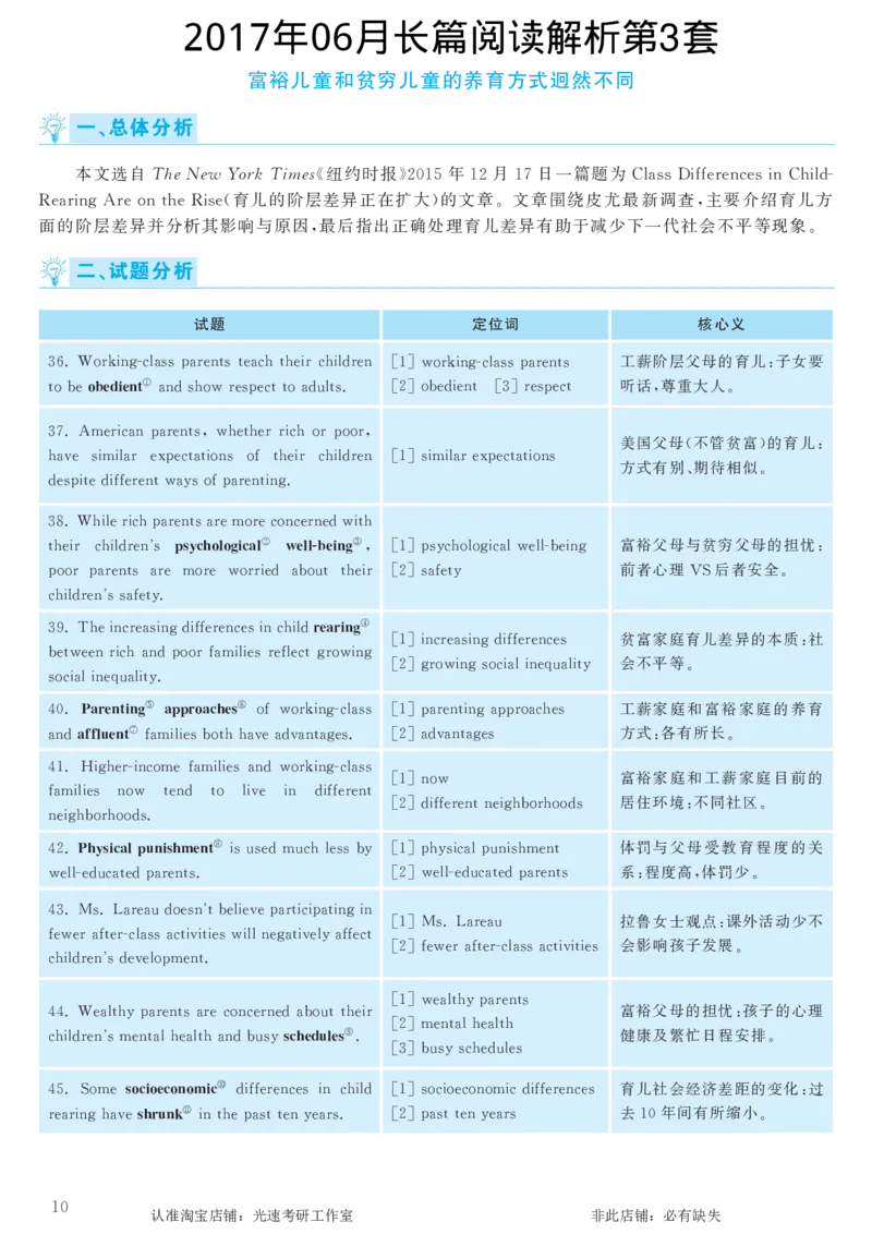 2017.06英语六级长篇阅读解析第3套_六级_六级长篇阅读_六级长篇阅读解析