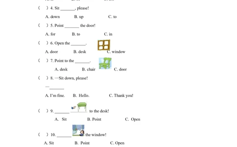 （一年级起点）一年级上册M3模块测试题_一年级上下册资料_一年级上语数英上下册学习资料_3-6-5、小学一年级英语上册_外研版一起点_3、单元测试卷_第1套