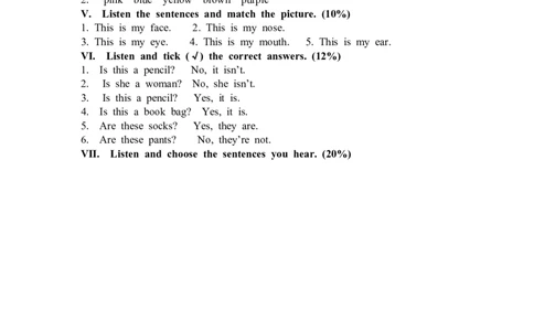 英语一年级第一学期期末卷听力答案_一年级上下册资料_小学一年级学习资料-25年更新版_1-05、小学一年级英语上册_上海版_期末试卷（3份含听力）