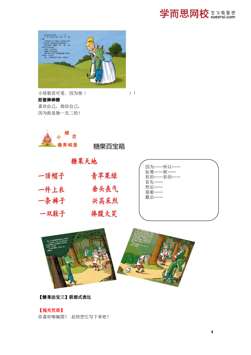 相信自己：《小绿狼》_小学生作文专项名师课合集16套小学~视频+PDF_021.探秘图画王国&mdash;看图作文全攻略_第2讲相信自己：《小绿狼》