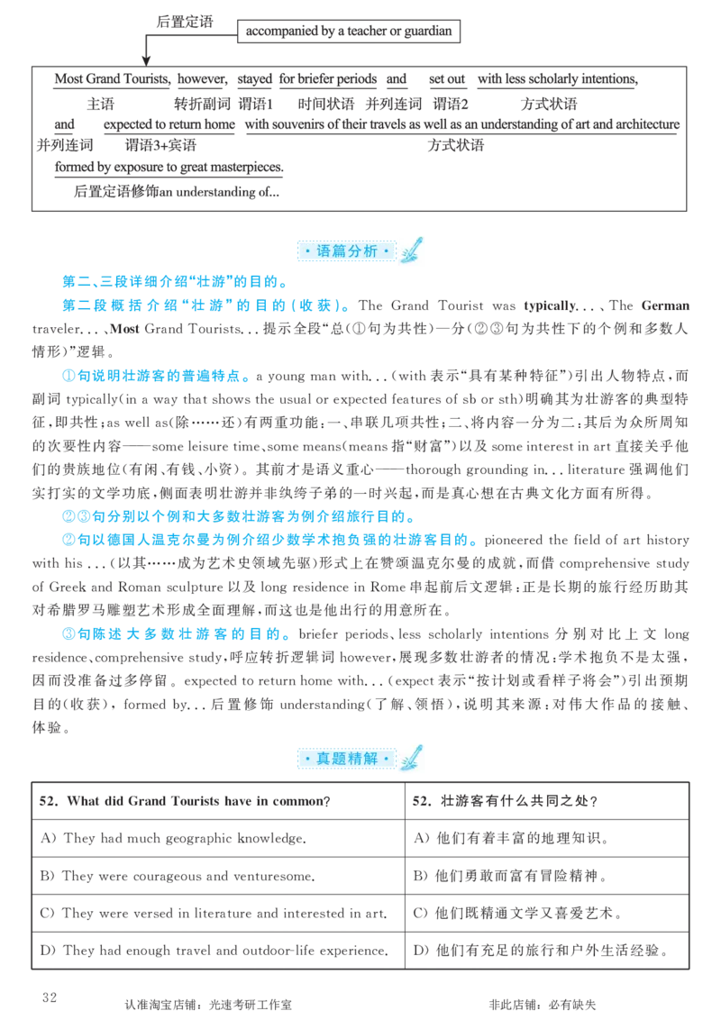 2017.06英语六级仔细阅读解析第3套_六级_六级仔细阅读_旧英语六级仔细阅读_六级仔细阅读真题解析
