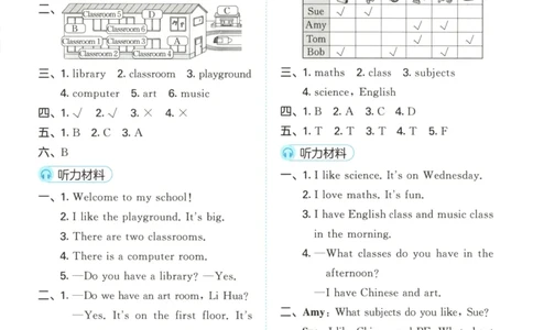 四年级英语上册冀教版25秋《53天天练》答案_25秋小学语数英习题试卷_英语_冀教版_3-6年级英语上册冀教版25秋《53天天练》_四年级英语上册冀教版25秋《53天天练》