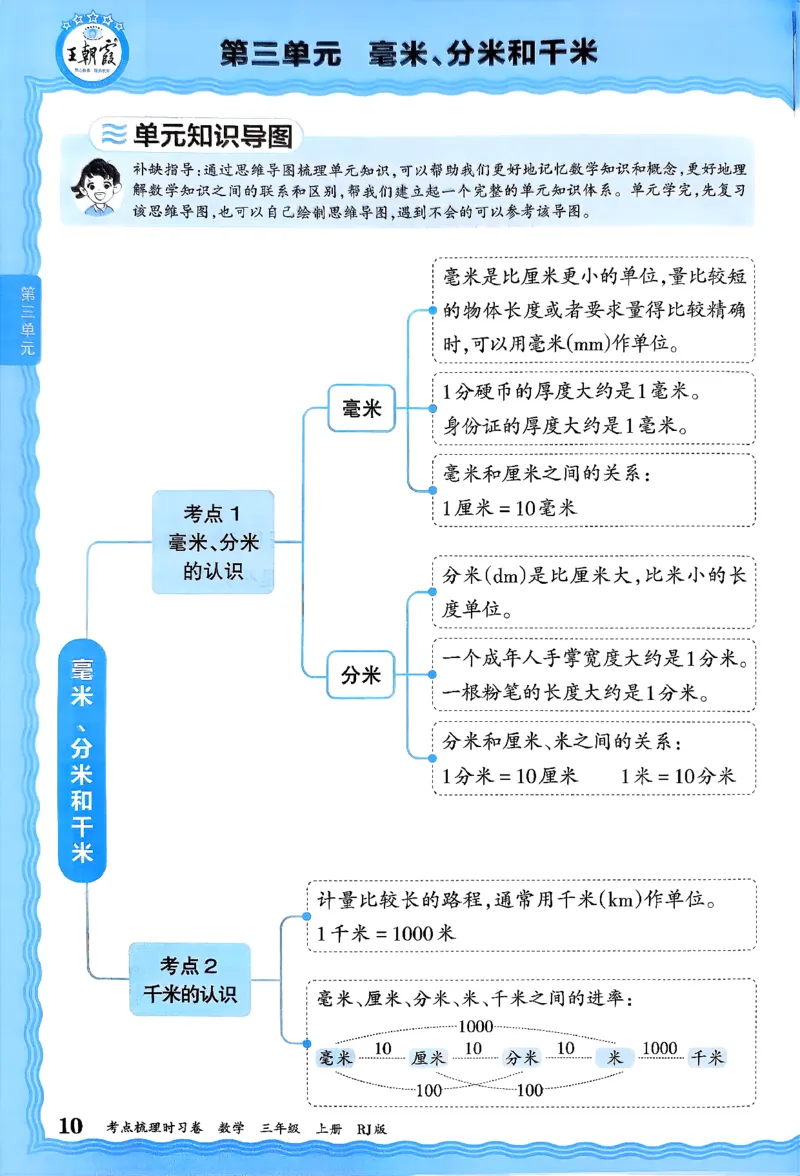 考点梳理补缺手册数学3上RJ_25秋小学语数英习题试卷_数学_人教版_25秋1-6年级上册数学《王朝霞考点梳理时习卷》_三年数学上册《王朝霞考点梳理时习卷》人教25秋